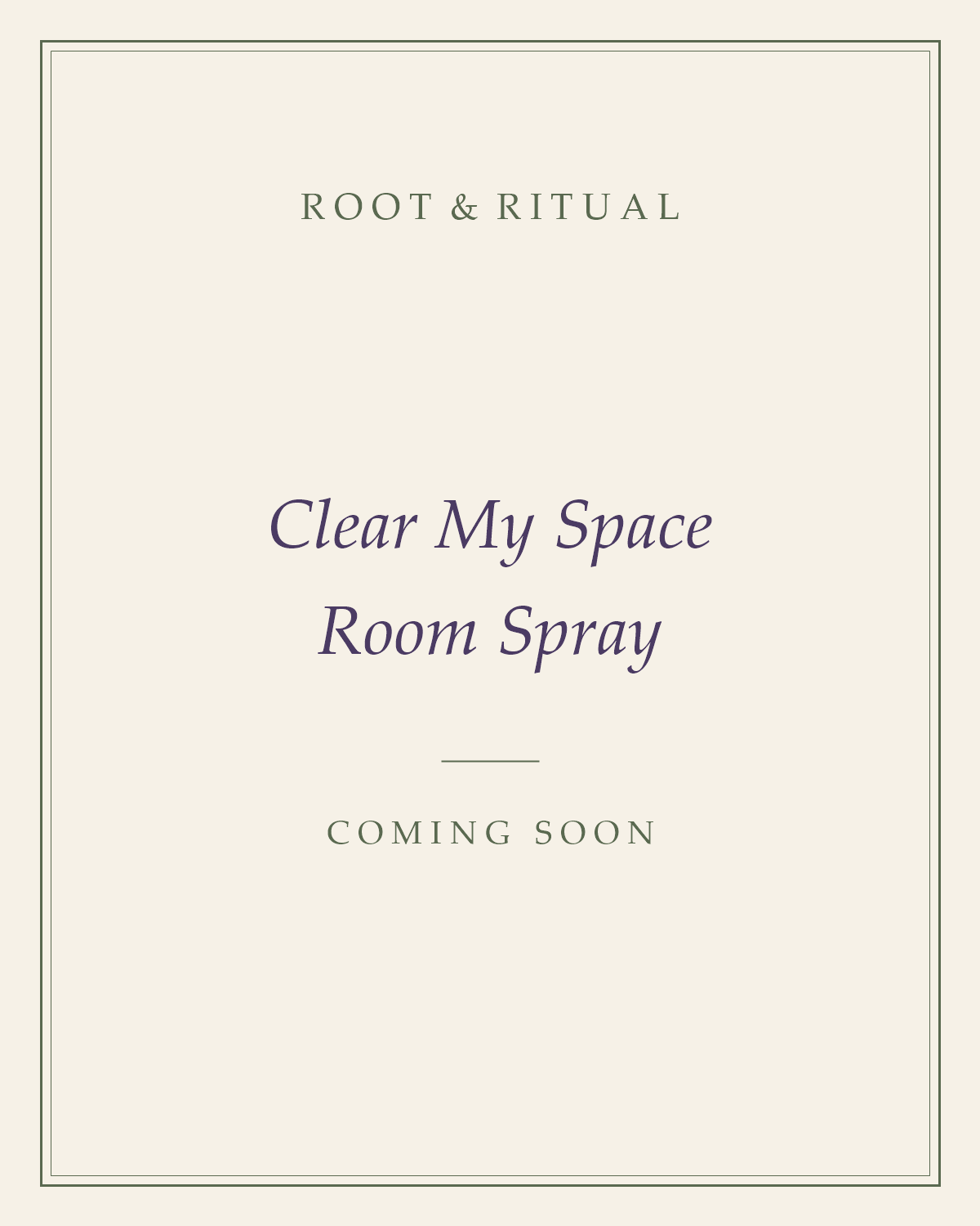 Clear My Space Room Spray