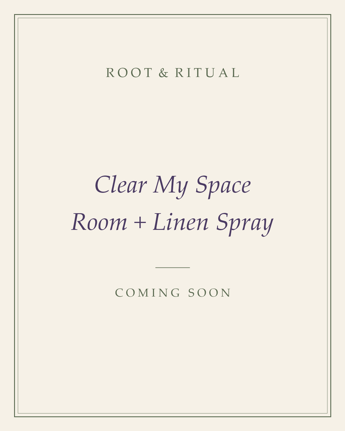 Clear My Space Room and Linen Spray